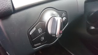 Audi A4/A5/Q5 B8 wymiana wyłącznika swiateł/ Light switch replacement