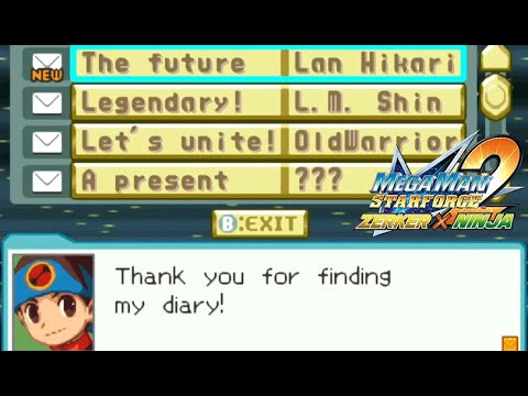 Lan's Diary! Mega Man Star Force 2 Battle Network Quest