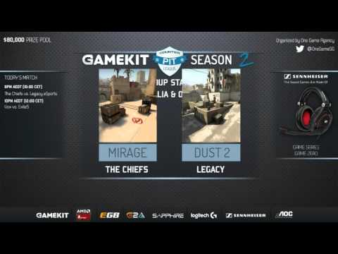 GAMEKIT.COM Counter Pit League Season 2 - The Chiefs vs. Legacy eSports - Game One