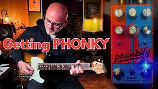 Video thumbnail for TSAKALIS AUDIOWORKS PHONKIFY X Pedal demo by Rob Harris Guitar