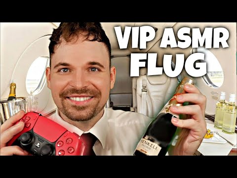ASMR First Class VIP Flight | Flight Attendant Roleplay