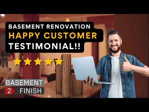 Full Basement Renovation Customer Testimonial | Custom Remodel | Completed Finishing Project
