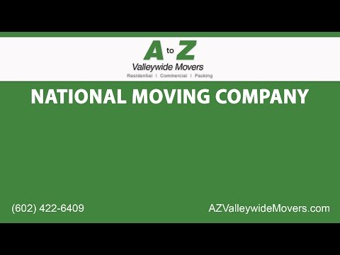 Are you about to make a national move and need a national moving company? Let A to Z Valley Wide Movers get you there.  We've been doing it for years and you can count on that experience for your next move. Our movers are the best and provide the best customer service. To learn more about national moving services visit our webpage: https://www.azvalleywidemovers.com/national-moving-company/

A to Z Valley Wide Movers LLC
2316 E Rawhide St
Gilbert AZ, 85296
Office: 602-422-6409
Email: service@azvalleywidemovers.com
Website: https://www.azvalleywidemovers.com/
