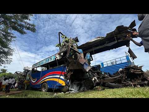 20 children killed in bus crash in Uganda