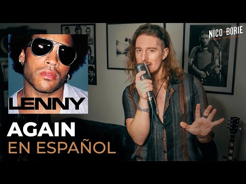 ¿Cómo sonaría LENNY KRAVITZ - AGAIN en Español?