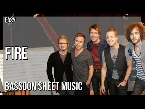 Bassoon Sheet Music: How to play Fire by Meduza & OneRepublic ft Leony