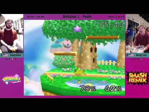 Hitstun 7 - Andykins (Pikachu) vs. Waxy:joe (Jigglypuff) - Vanilla Singles D2 Pools