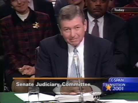 John Ashcroft Attorney General Nomination Hearing Day 1 (January 16, 2001)