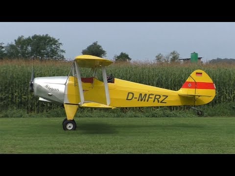 Platzer Kiebitz takeoff at Airfield Grabersdorf | D-MFRZ