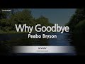 Peabo Bryson Why Goodbye Melody Karaoke Version