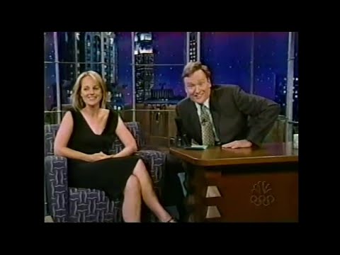 Helen Hunt on "Late Night with Conan O'Brien" - 8/9/01
