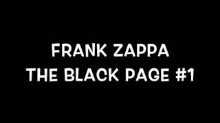 Frank Zappa / The Black Page #1 (1976)