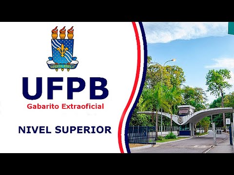 Concurso UFPB 2023 - Gabarito Extraoficial - Correção da Prova - Nível Superior