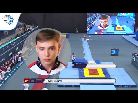 Timofei LAZUTIN (RUS) - 2018 Double Mini-Trampoline European junior silver medallist
