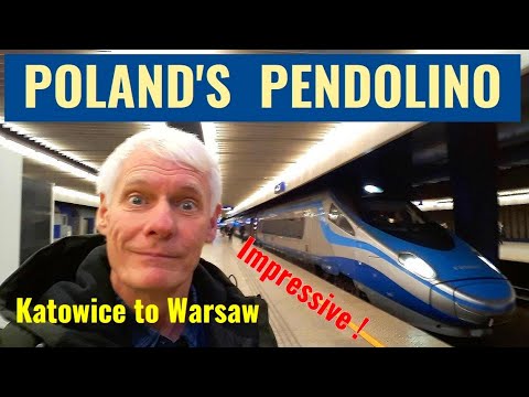 THE PERFECT PENDOLINO?  POLAND'S PKP Express Intercity | Katowice to Warsaw by EIP high-speed train