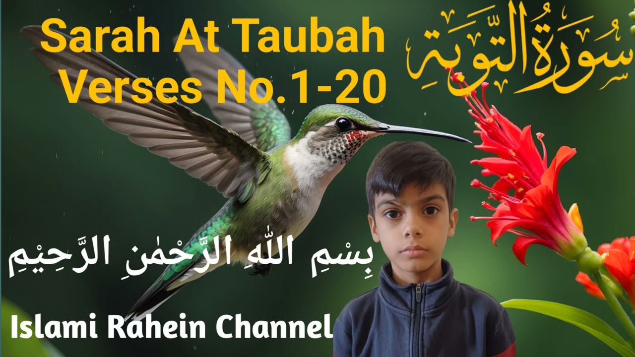 Sarah At Taubah | Verses No.1-20 | Beautiful Quran Recitation | God Message.