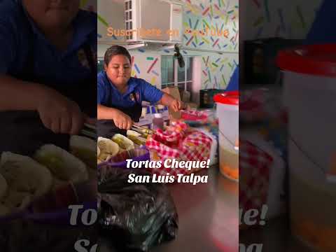 Tortas Cheque San Luis Talpa #tortascheque #tortas #sanluistalpa #elsalvador #comida