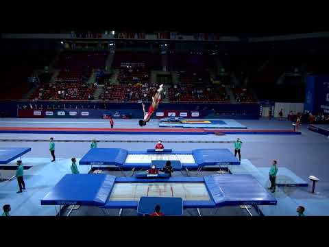 Japan 1 (JPN) M - 2022 Trampoline Worlds, Sofia (BUL) - Q Synchro Exercise 1