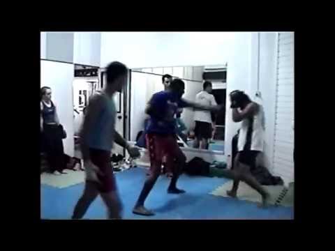 Treino de Muay Thai entre Academias de Alvorada / RS - 2005
