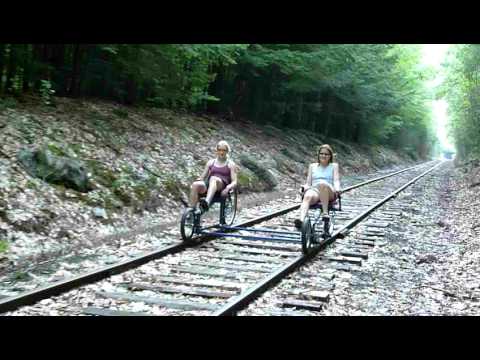 railbiking in NH