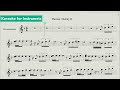 Havana /Karaoke/Kenny G /with score sheets for B♭ instruments