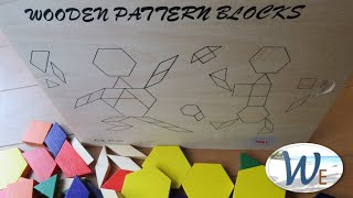 Making Art with Pattern Blocks 👁️ Time lapse creation | World English School Today
