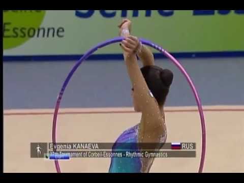 Evgenia Kanaeva-Hoop final-WC Corbeil-Essonnes 2011-RUS NTV coverage