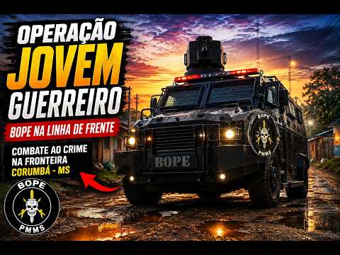 OPERAÇÃO JOVEM GUERREIRO: BOPE-MS entra em ação na fronteira após ataque que matou policial