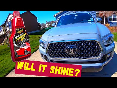 WAXING A 2019 TACOMA WITH MEGUIARS DEEP CRYSTAL CARNAUBA WAX - Realistic Detailing