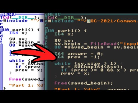 I riced my TempleOS (AoC in HolyC Day 7)