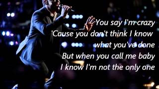 Damien-I&#39;m Not The Only One-The Voice 7[Lyrics]