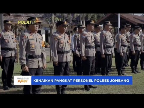 UPACARA KENAIKAN PANGKAT ANGGOTA POLRES JOMBANG