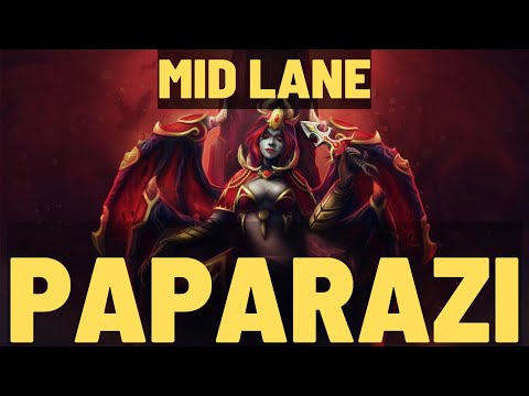 2️⃣ Paparazi Queen of Pain Mid 🔥 Player Perspective | 7.34 Full Gameplay #dota2