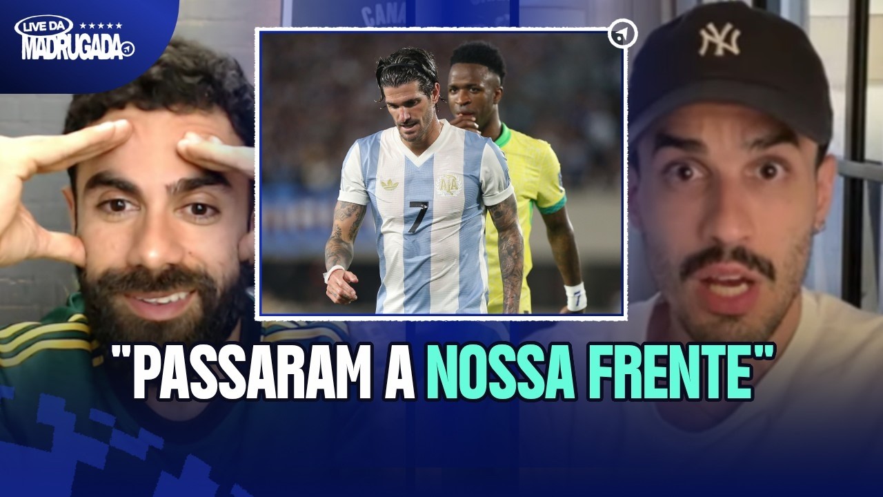 A GERAÇÃO BRASILEIRA ACABOU? JOGADORES PARAM MUITO CEDO! BRASIL FOI ULTRAPASSADO | LIVE DA MADRUGADA