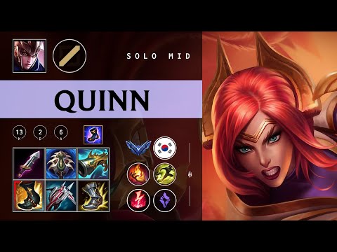 Quinn Mid vs Ryze - KR Diamond Patch 26.02