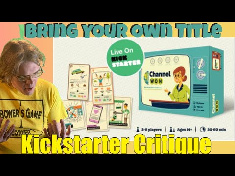 Channel WON - Kickstarter Critique Review
