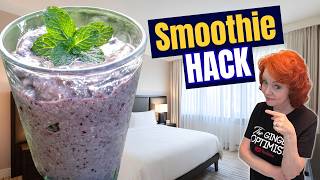 Smoothie on the Go #flightattendantlife #mealprep #travelnursefood #travelmealprep