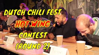 Hot Wing eating contest (Round 2) - Dutch ChiliFest