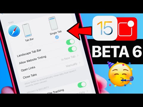 iOS 15 BETA 6 Released - NEW Safari UI /Notification options & More…