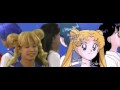Sailor Moon Live Action OP Parody Side By Side Comparison