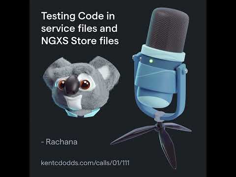 Testing Code in service files and NGXS Store files