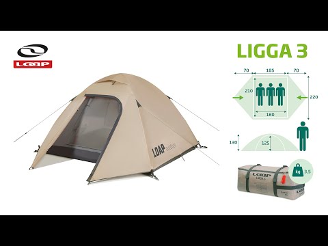 LOAP LIGGA 3 - stan pro 3 osoby / tent for 3 persons | www.loap.cz