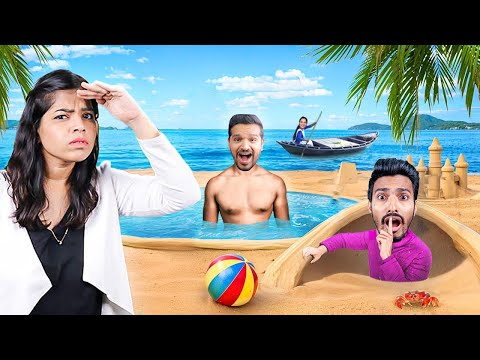 Hide & Seek at the Biggest Beach Ever! 🏖️