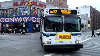 MTA New York City Bus New Flyer D60HF 5768 on the Bx22