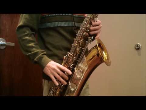 1962 Keilwerth Toneking Tenor Saxophone demo