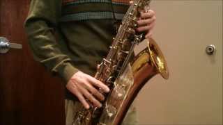 1962 Keilwerth Toneking Tenor Saxophone demo
