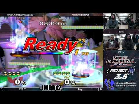 IMDB12 - ORLY (C.Falcon) vs Sago (Marth) - Melee Winners Bracket