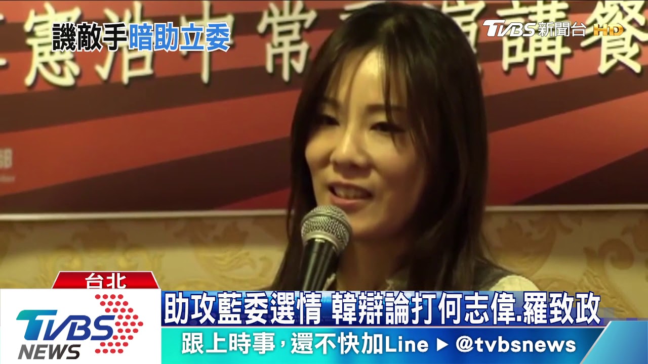 助攻藍委選情　韓辯論打何志偉、羅致政