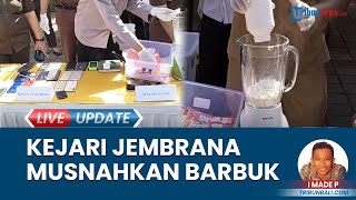 1.361 Pil Koplo & Barang Bukti Lain Dimusnahkan di Kejaksaan Negeri Jembrana, Belnder Sabu-sabu