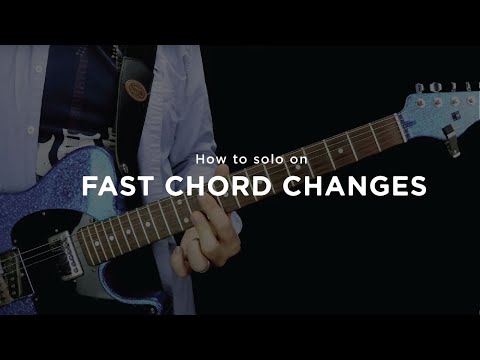 How to Solo On Fast Chord Changes (For Jazz Guitar)